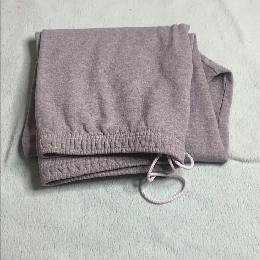 oversized grey sweatpants